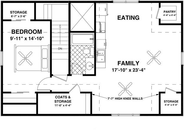 Garage with Living Quarters Floor Plans