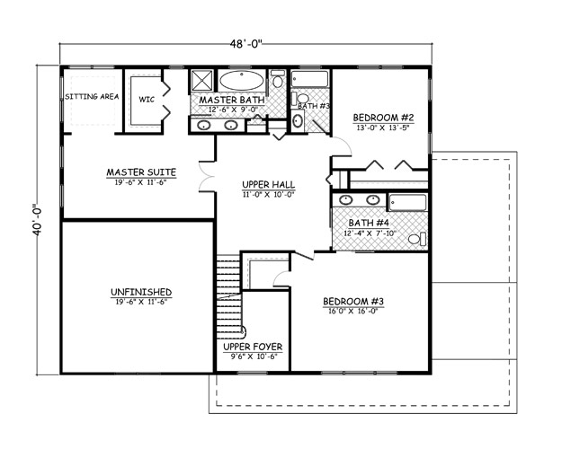 Featured image of post 3 Bedroom 40 X 40 House Plans / It can offer various facilities like separate rooms for children, guest rooms etc.