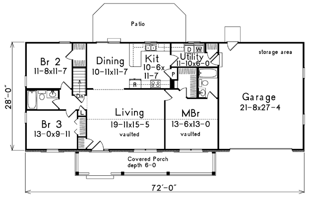 Ranch Floor Plans 1400 Square Feet House Design Ideas